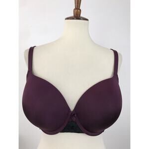 Torrid Lingerie Underwire Bra Padded Satin Lace Trim